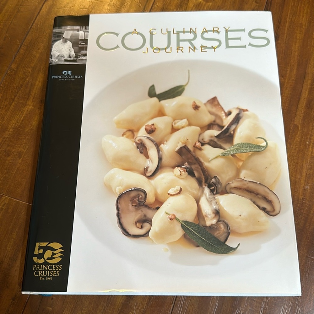 Princess Cruises
Courses: A Culinary Journey Large hardcover cookbook
